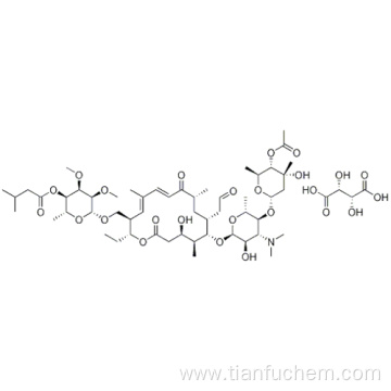 Tylosin 3-acetate 4B-(3-methylbutanoate) (2R,3R)-2,3-dihydroxybutanedioate CAS 63428-13-7